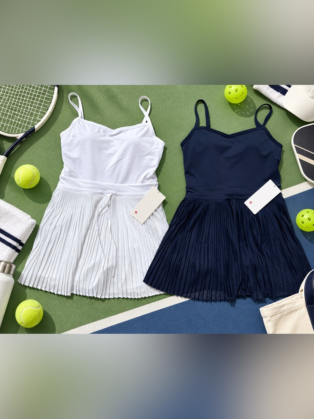 Lululemon Ace Advantage Cutout Tennis Dress Bundle Size Medium NWT 💙🤍